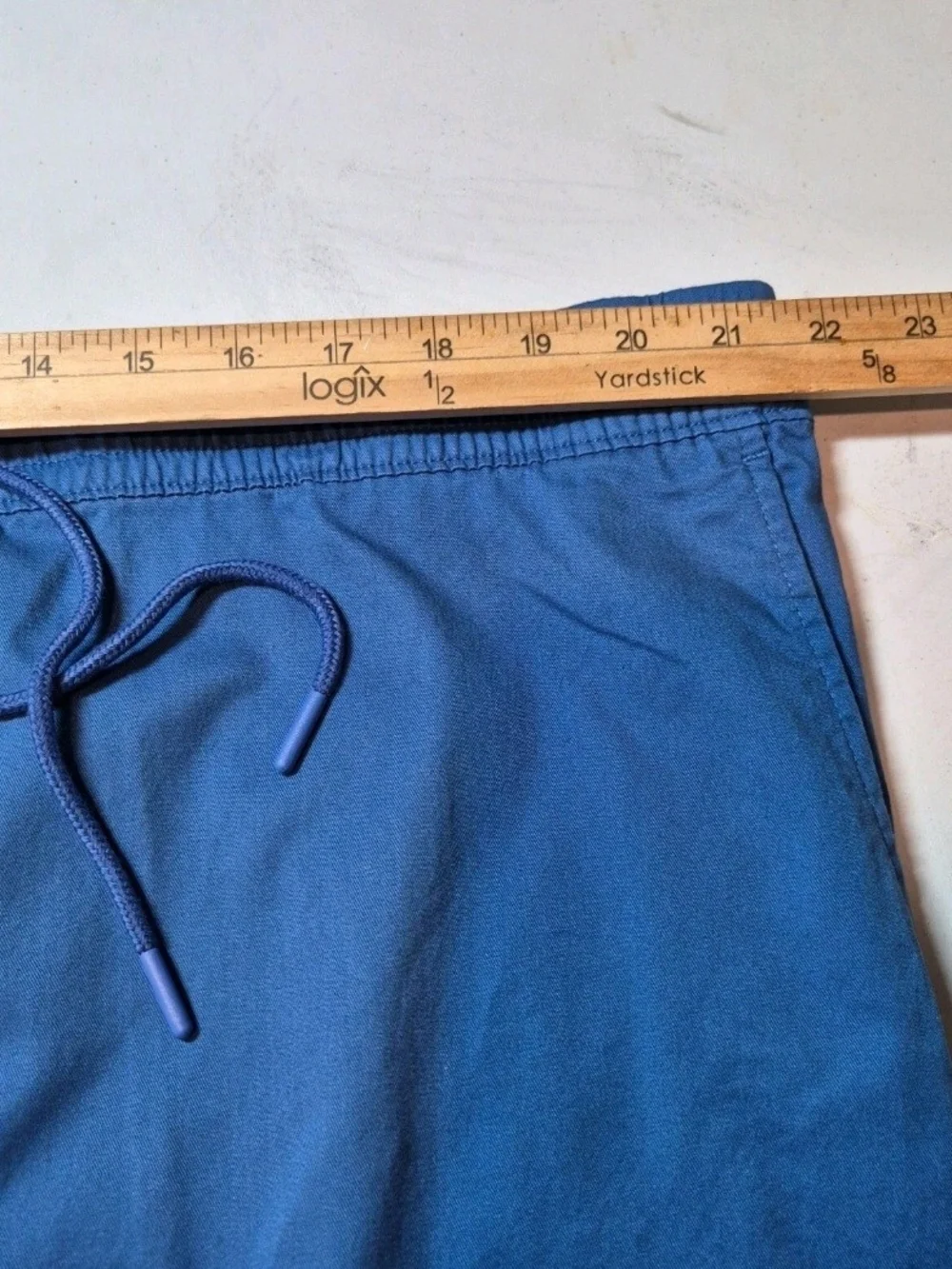 Roundtree & Yorke Casuals Size XXL Men's Stretch Fabric Shorts Blue Cotton 09
